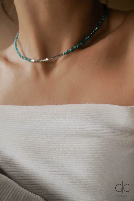 Apatite stone necklace - GG Unique