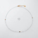 Moonstone gold stars necklace - GG Unique