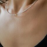 Moonstone gold stars necklace - GG Unique