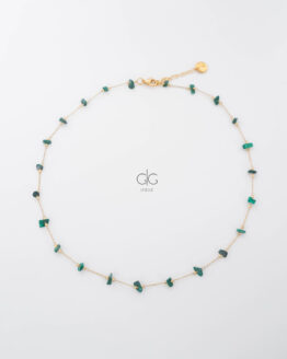 Malachite stones chain necklace - GG Unique