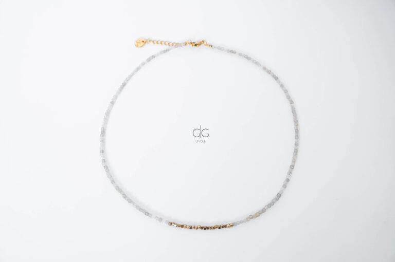 Labradorite stone necklace - GG Unique
