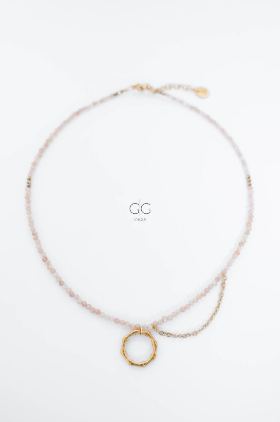 Sunstone necklace with pendant - GG Unique