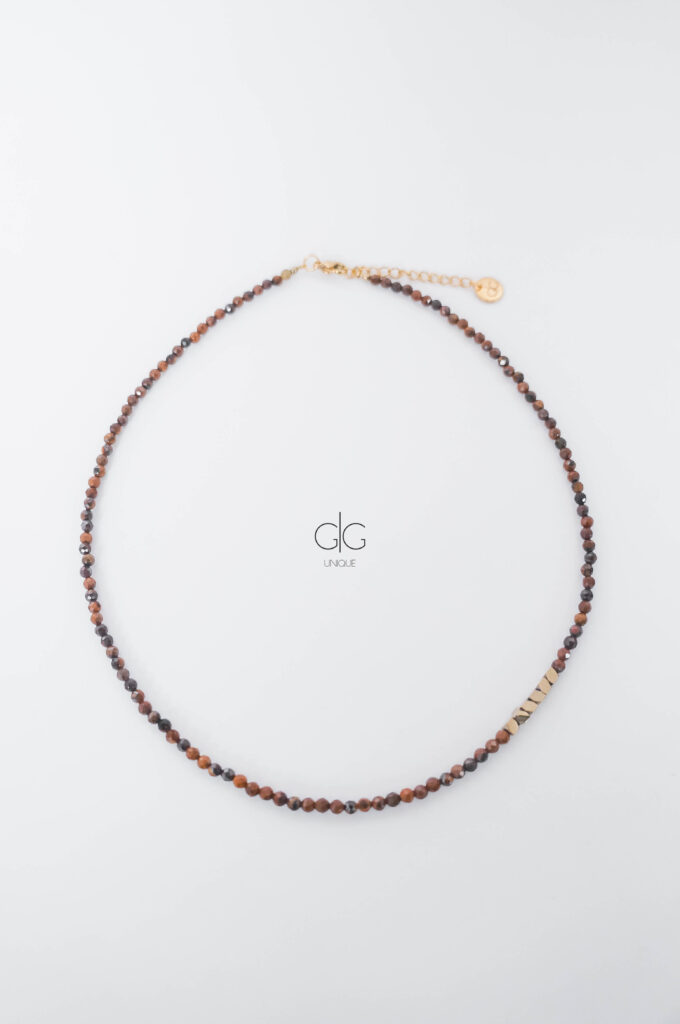 Tiger's eye stone necklace - GG Unique