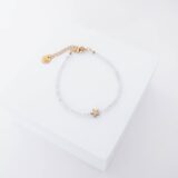 Moonstone gold stars bracelet - GG Unique