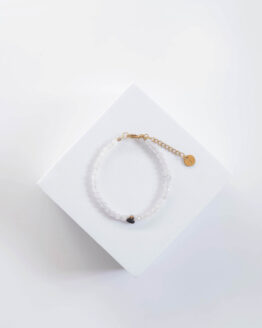 Rose quartz heart bracelet - GG Unique