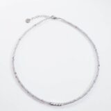 Smoky quartz hearts necklace - GG unique