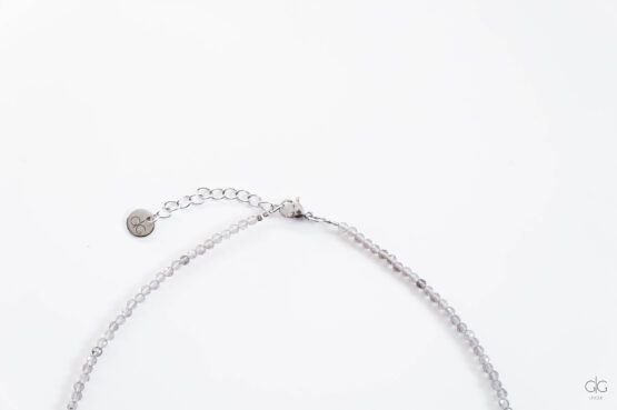 Smoky quartz hearts necklace - GG unique