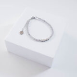 Smoky quartz hearts bracelet - GG Unique