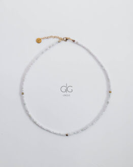 Morganite stone necklace - GG Unique