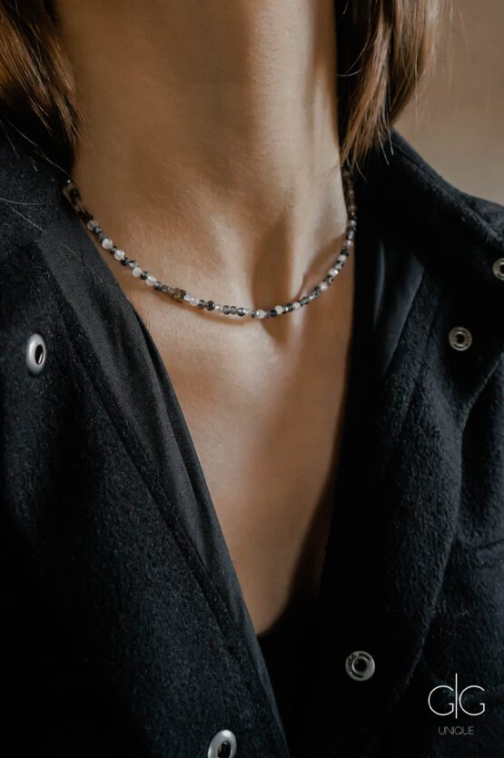Rutile quartz necklace - GG Unique