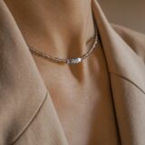 Smoky quartz hearts necklace - GG unique