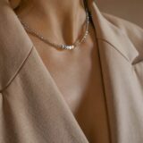 Smoky quartz hearts necklace - GG unique