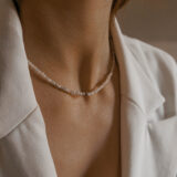 Morganite stone necklace - GG Unique