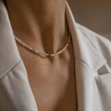 Morganite stone necklace - GG Unique