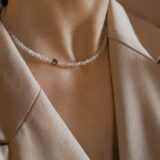 Rose quartz heart necklace - Image 3