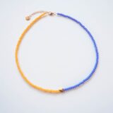 Blue yellow support Ukraine necklace - GG unique