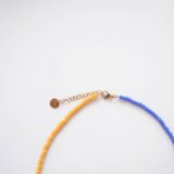 Blue yellow support Ukraine necklace - GG unique