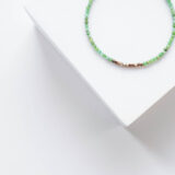 Green nephrite stone bracelet - GG Unique