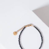 Black crystals star bracelet - GG Unique