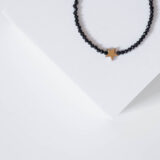 Black crystals star bracelet - GG Unique