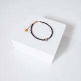 Black crystals star bracelet - GG Unique