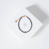 Black crystals star bracelet - GG Unique