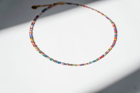 Delicate colorful crystals necklace - GG Unique