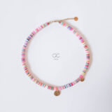 Colorful rubber beads necklace - GG Unique
