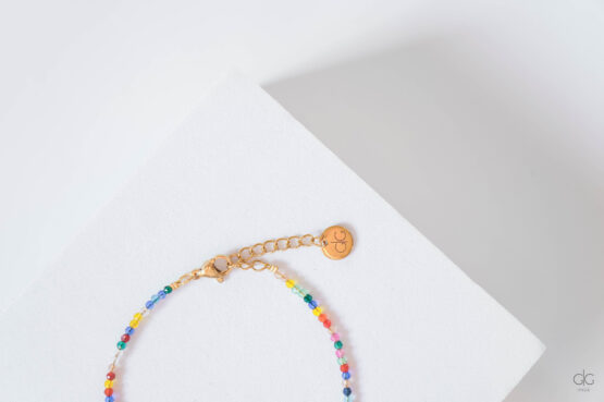 Delicate colorful crystals bracelet - GG Unique