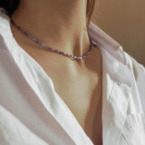 Amethyst stone necklace - GG Unique