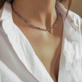 Amethyst stone necklace - GG Unique