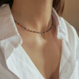 Delicate colorful crystals necklace - GG Unique