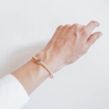 Nude crystals star bracelet - GG Unique