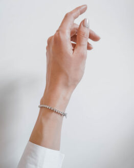 Nude crystals star bracelet - GG Unique