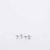 Minimal silver round earrings - GG Unique