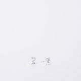 Minimal silver tiny triangle earrings - GG Unique