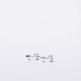 Minimal silver heart earrings - GG Unique