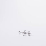Minimal silver heart earrings - GG Unique