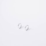 Silver mini hoop earrings - GG Unique