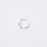 Silver ring with small bubbles -GG Unique