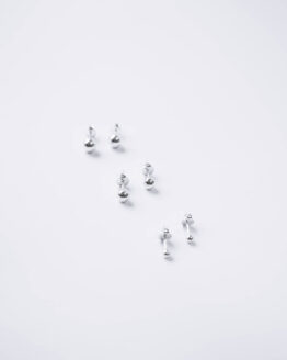 Silver bubble earrings - GG Unique