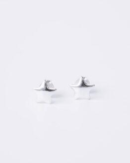 Minimal silver star earrings - GG Unique