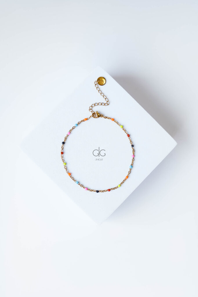 Colorful bubbles anklet - GG Unique