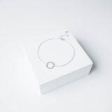 Minimal style silver color karma circle anklet - GG Unique