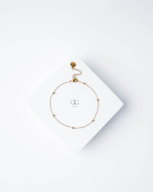 Gold bubbles anklet - GG Unique