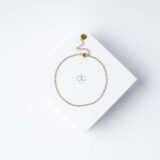 Minimal gold chain anklet - GG Unique