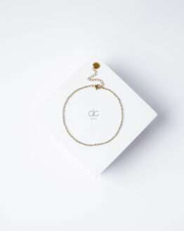Minimal gold chain anklet - GG Unique