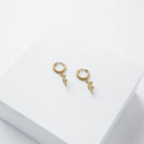 Mini hoop snake earrings - GG Unqie