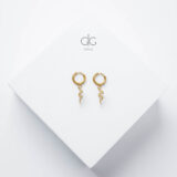 Mini hoop snake earrings - GG Unqie