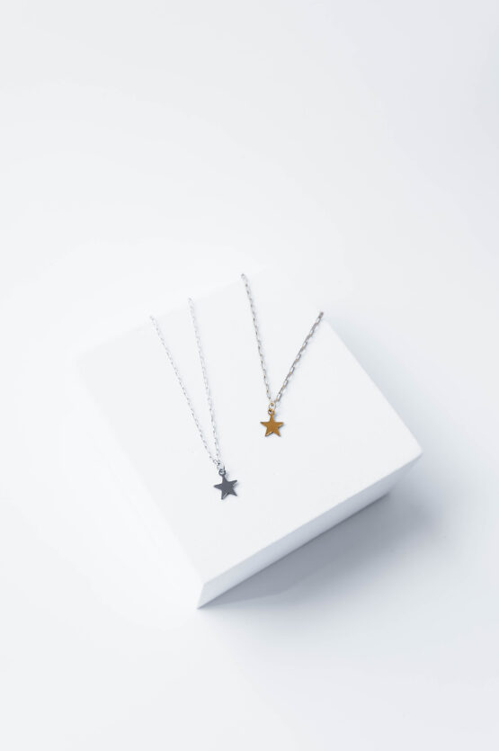 Anklet with a star in silver - GG Unique